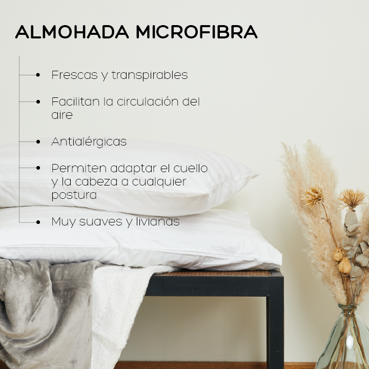 Almohada Microfibra 50 x 70