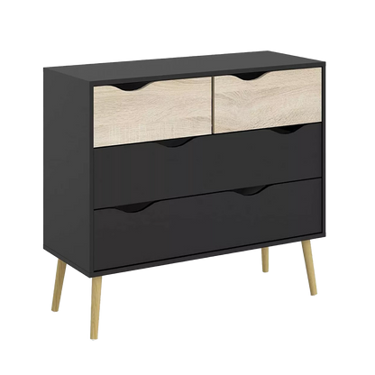 Cómoda Velador Aloe Black