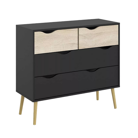 Cómoda Velador Aloe Black