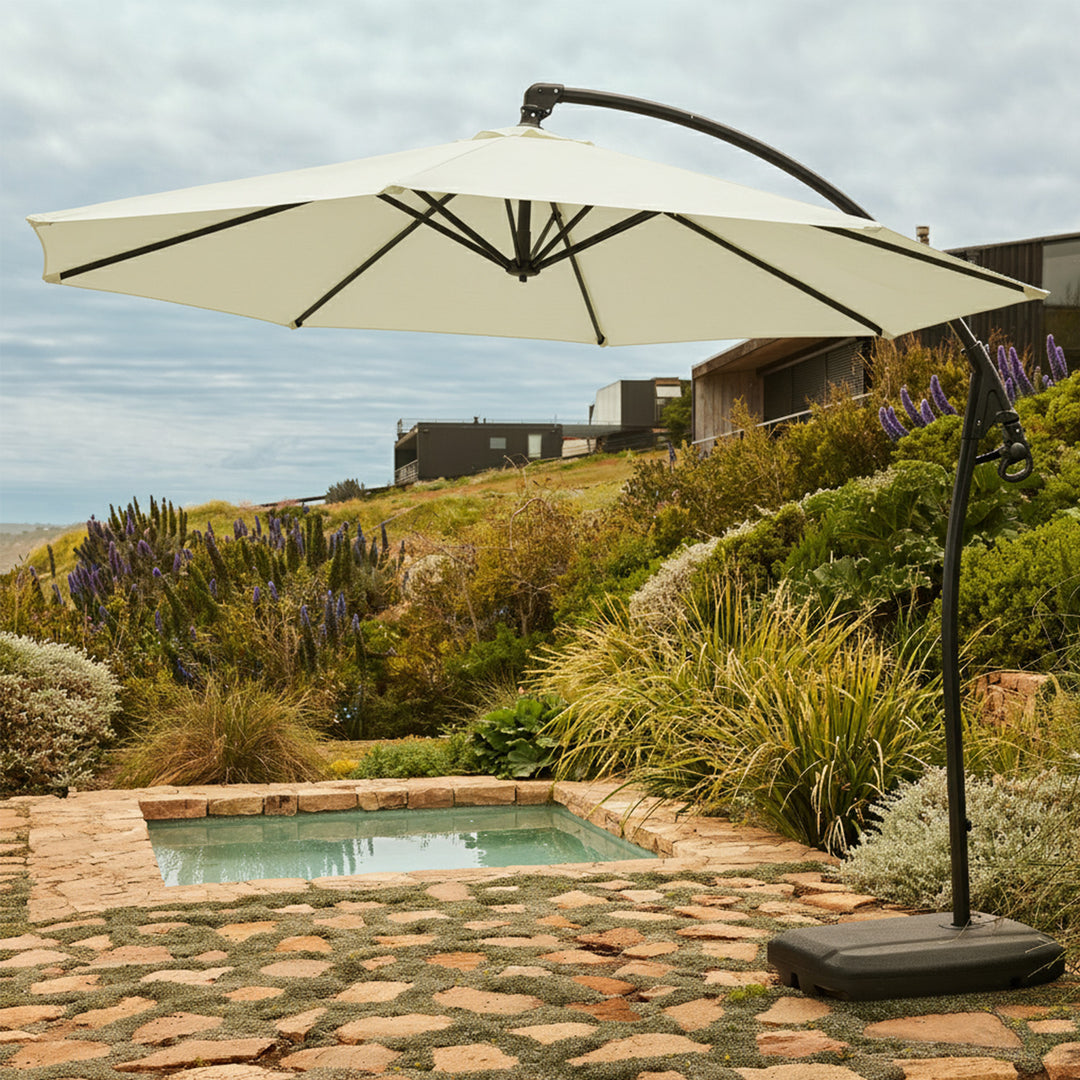 Quitasol Lateral Con Base 300 Cm