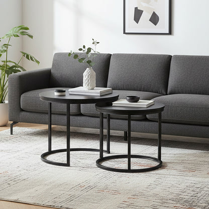 Set de Mesas de Centro Core Negras