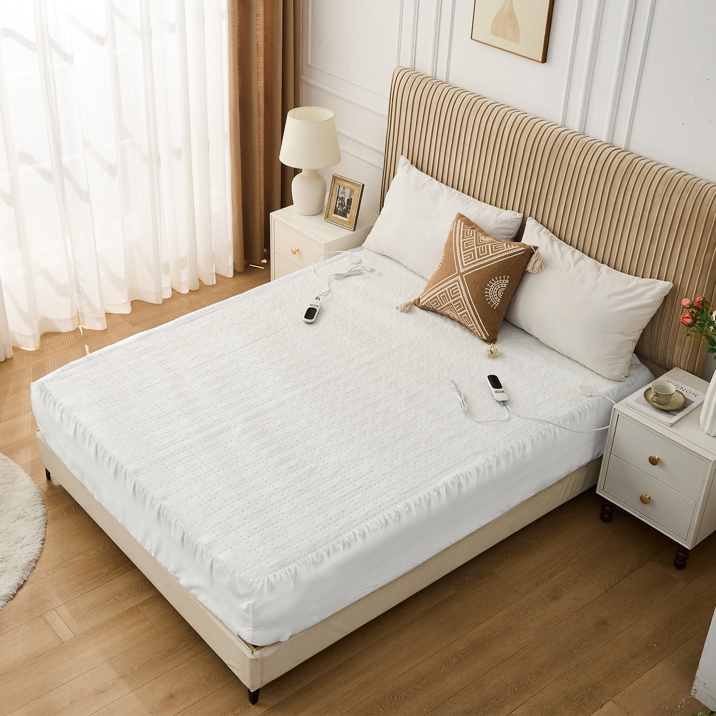 Calienta Camas Eléctrico King 4 Zonas