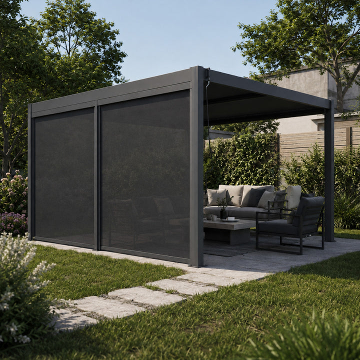 Pantalla Lateral Retráctil para Pérgola Side-C