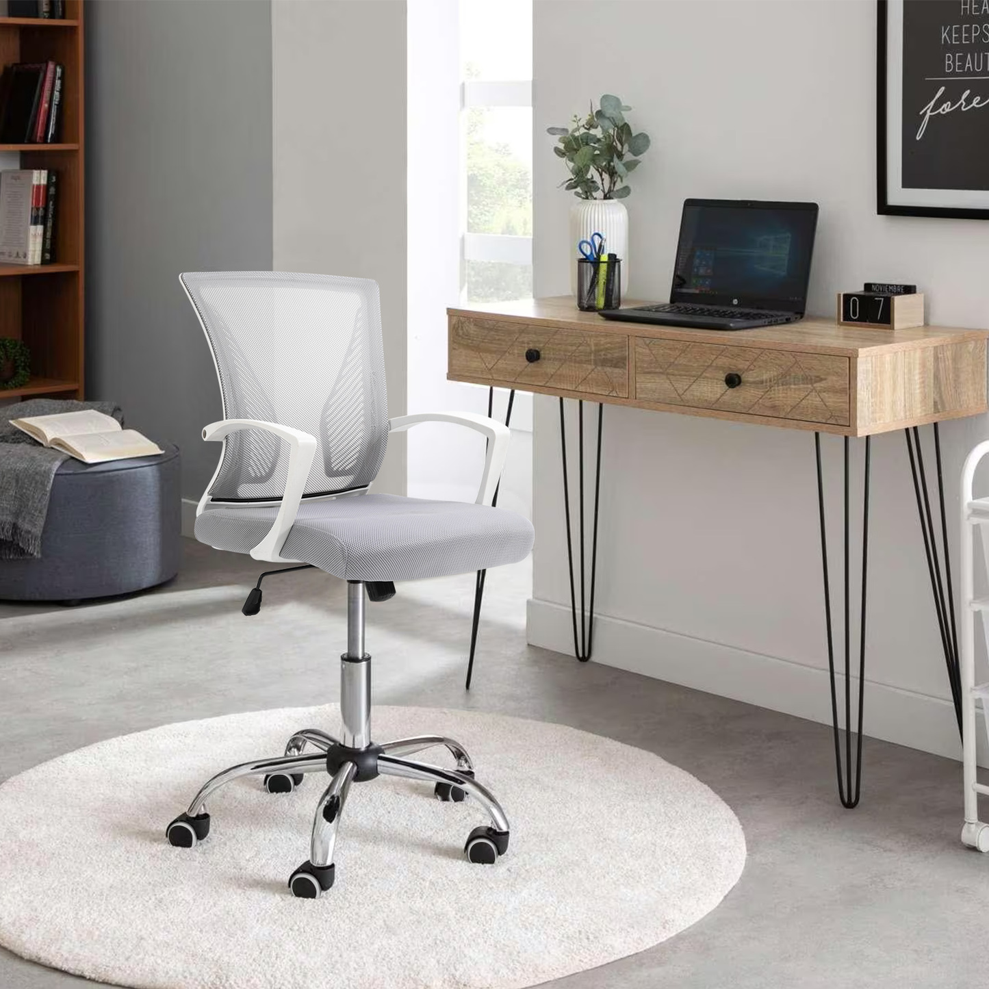 Silla de Escritorio Ergonómica Burdeos