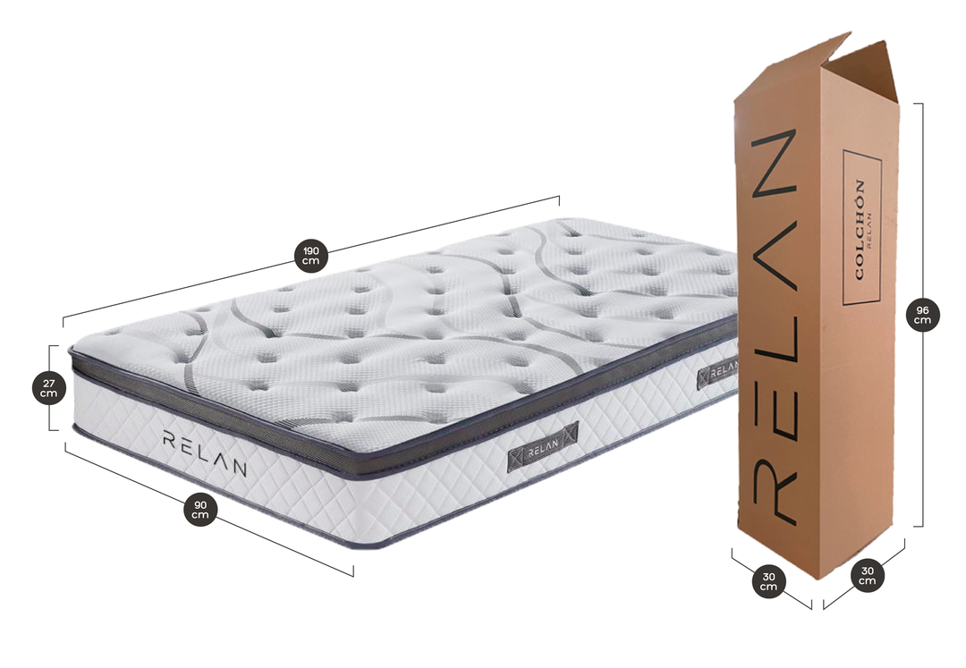 Colchón Eurotop Spring 1 Plaza