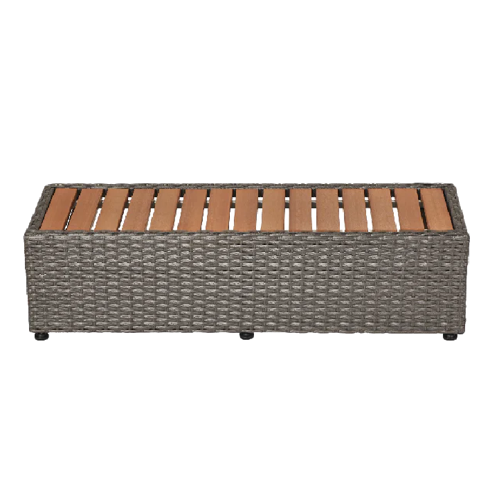 Mueble Rattan Piso SPAs Cuadrados 6 Personas
