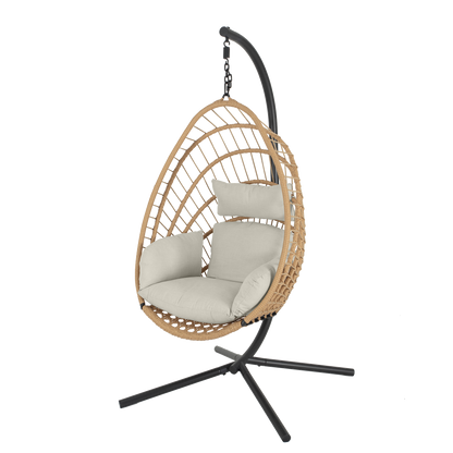 Silla Colgante de Mimbre Tulum