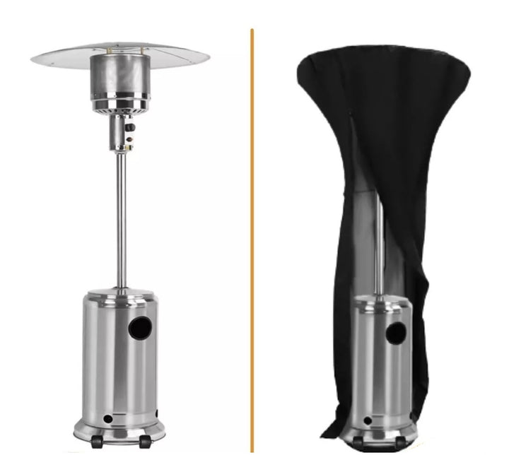 Estufa Calefactor Exterior Silver Pro Acero Inoxidable