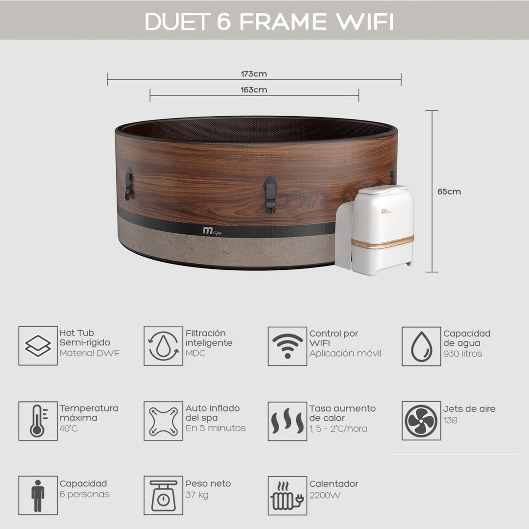 Hot Tub Duet 6 Frame Wifi