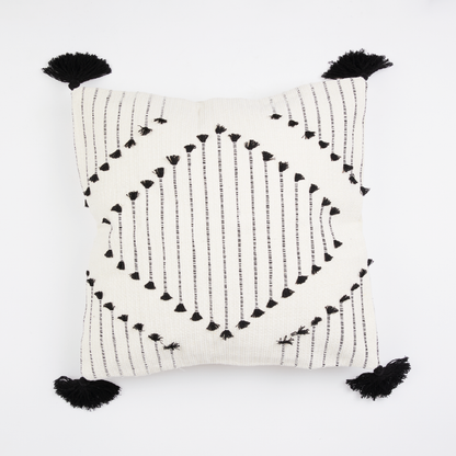 Funda de Cojín Deco Negro 45 x 45