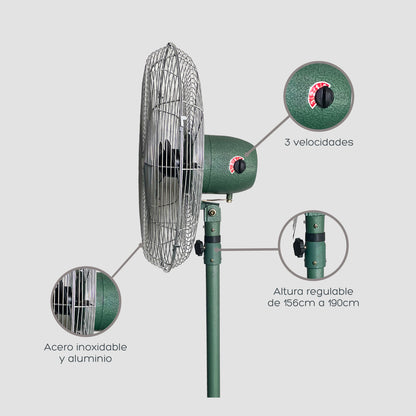 Ventilador Industrial 20" de Altura Regulable