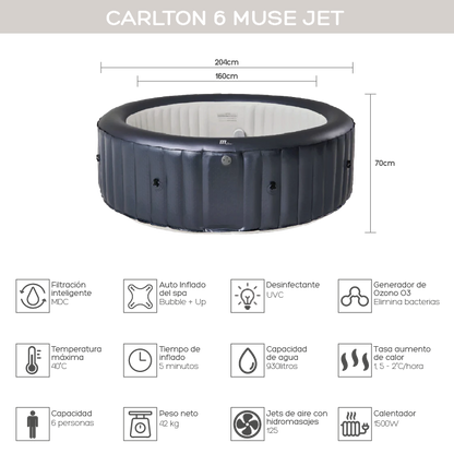 Hot Tub Carlton 6 Muse Jet