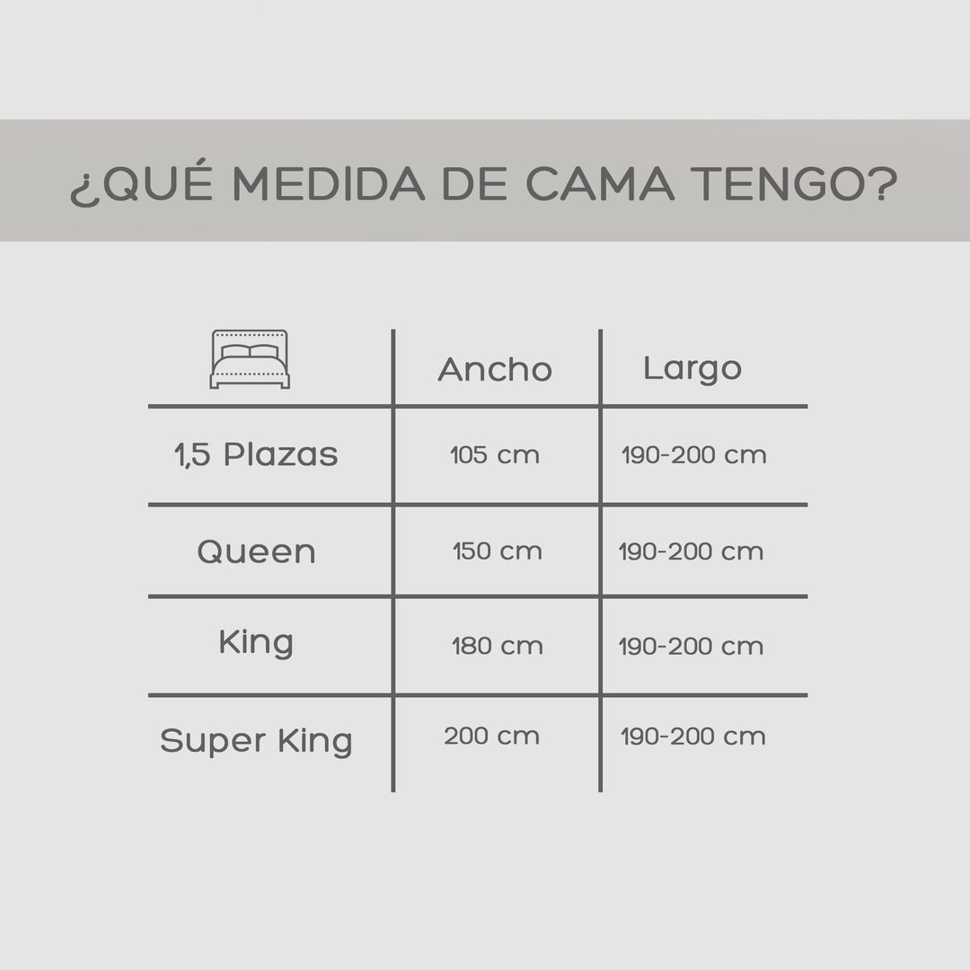Cubre Plumón Super King Blanco 300 Hilos