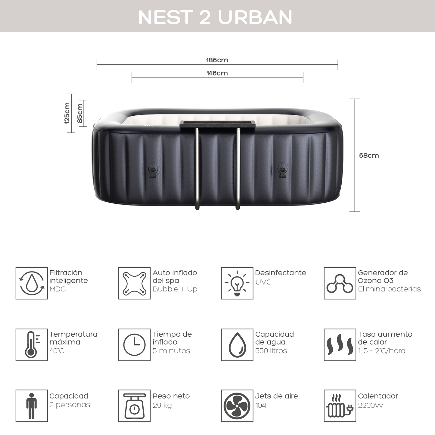 Hot Tub Nest 2 Urban