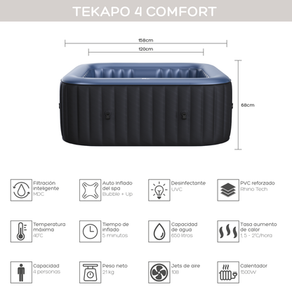 Hot Tub Tekapo 4 Comfort