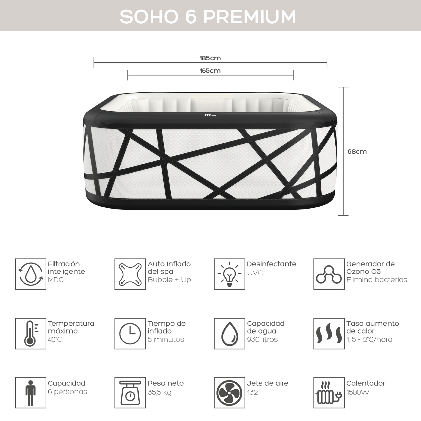 Hot Tub Soho 6 Premium