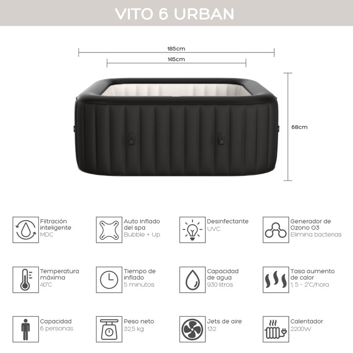 Hot Tub Vito 6 Urban