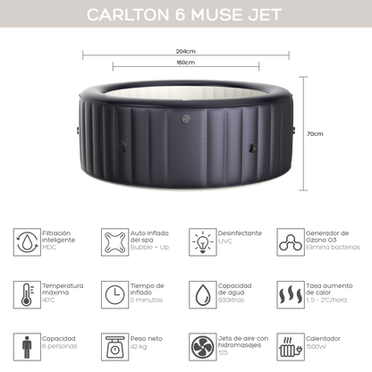 Hot Tub Carlton 6 Muse Jet