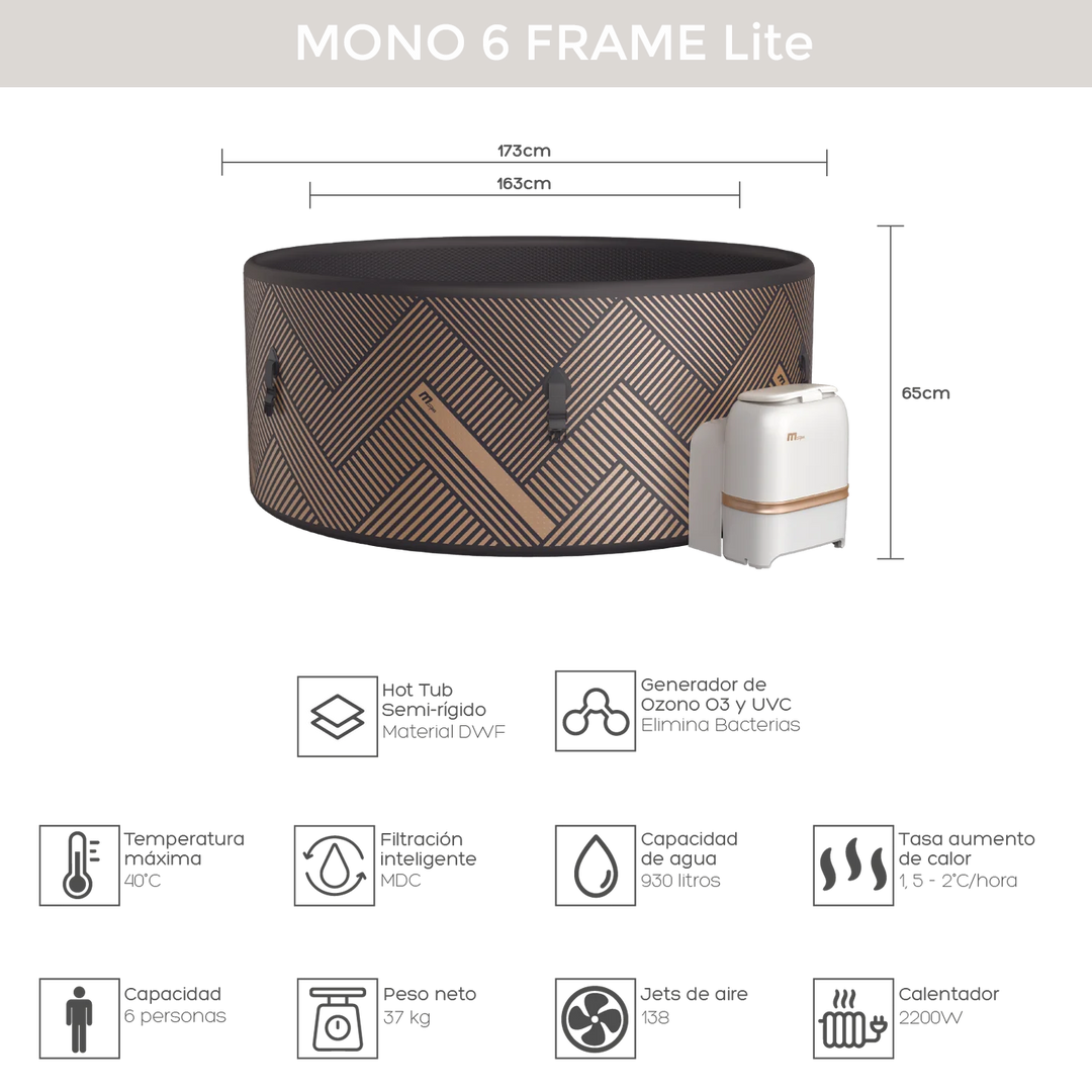 Hot Tub Mono Lite 6 Frame