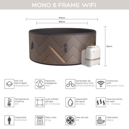 Hot Tub Mono 6 Frame Wifi