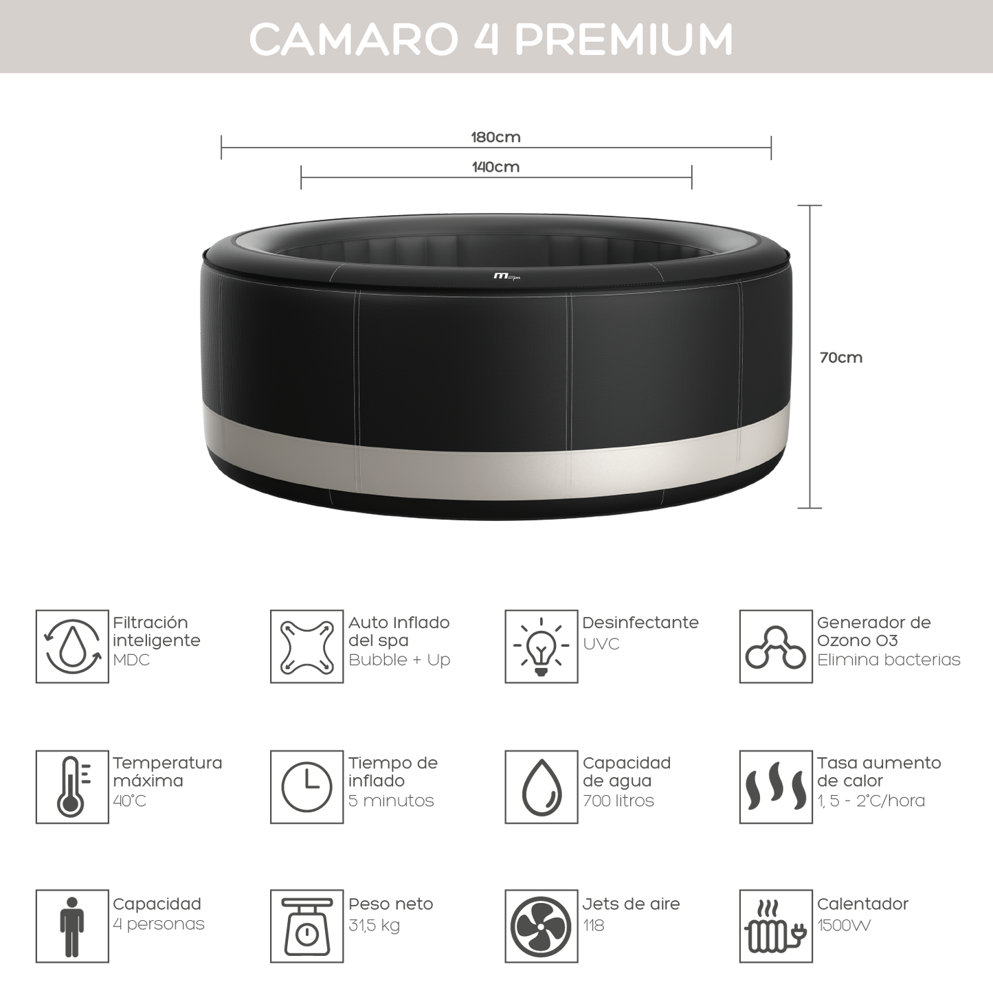 Hot Tub Camaro 4 Premium