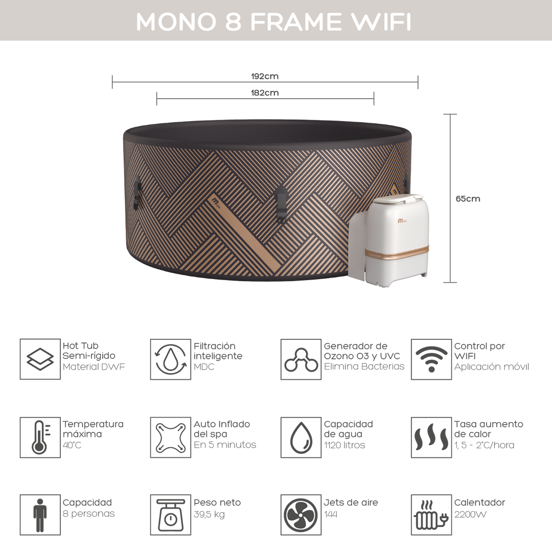Hot Tub Mono 8 Frame Wifi