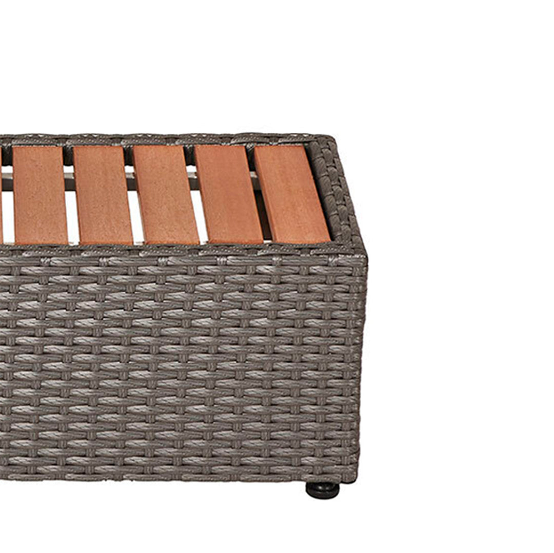Mueble Rattan Piso SPAs Cuadrados 6 Personas
