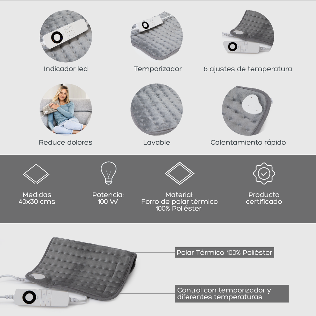 Almohadilla Eléctrica Térmica