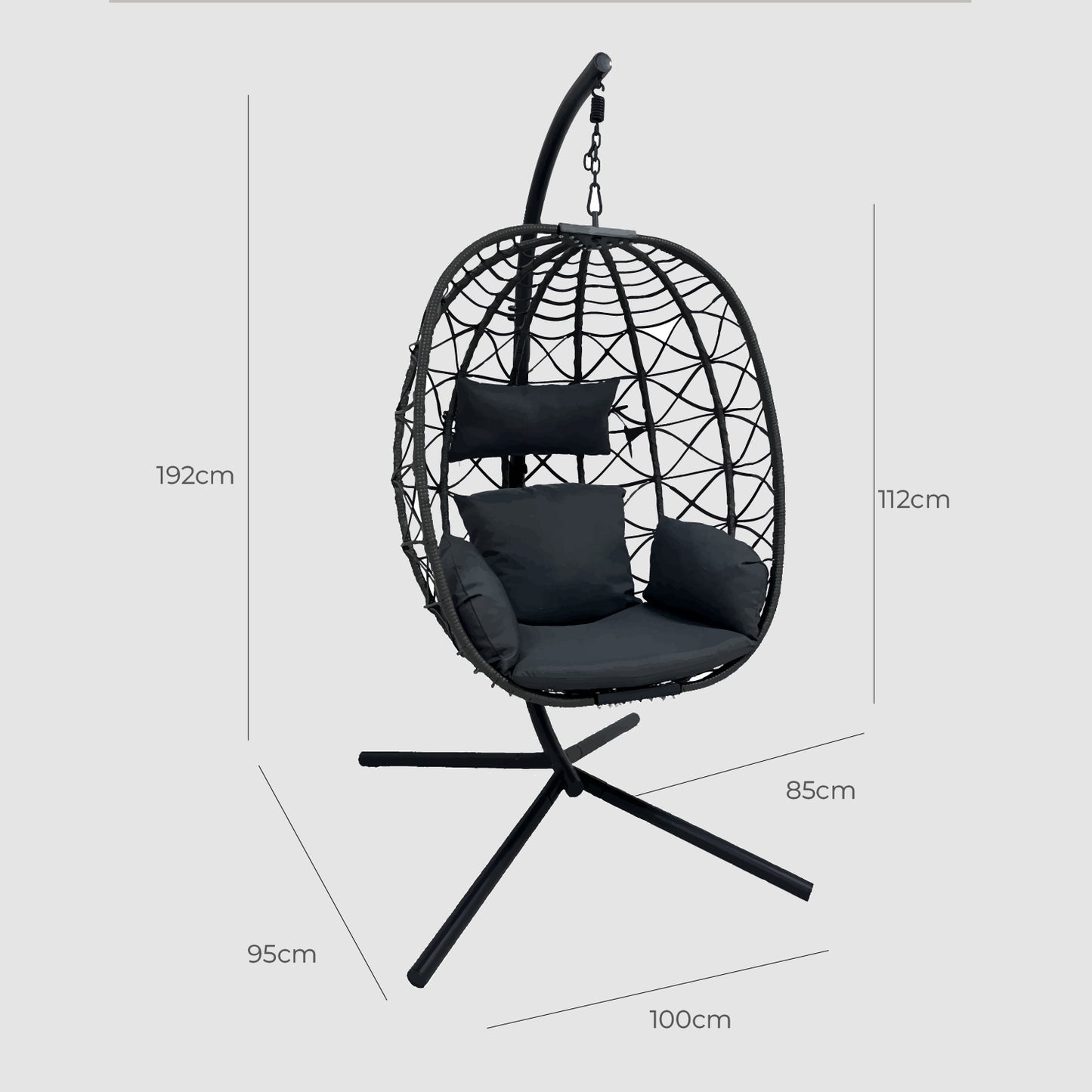 Silla Colgante de Mimbre Fiji