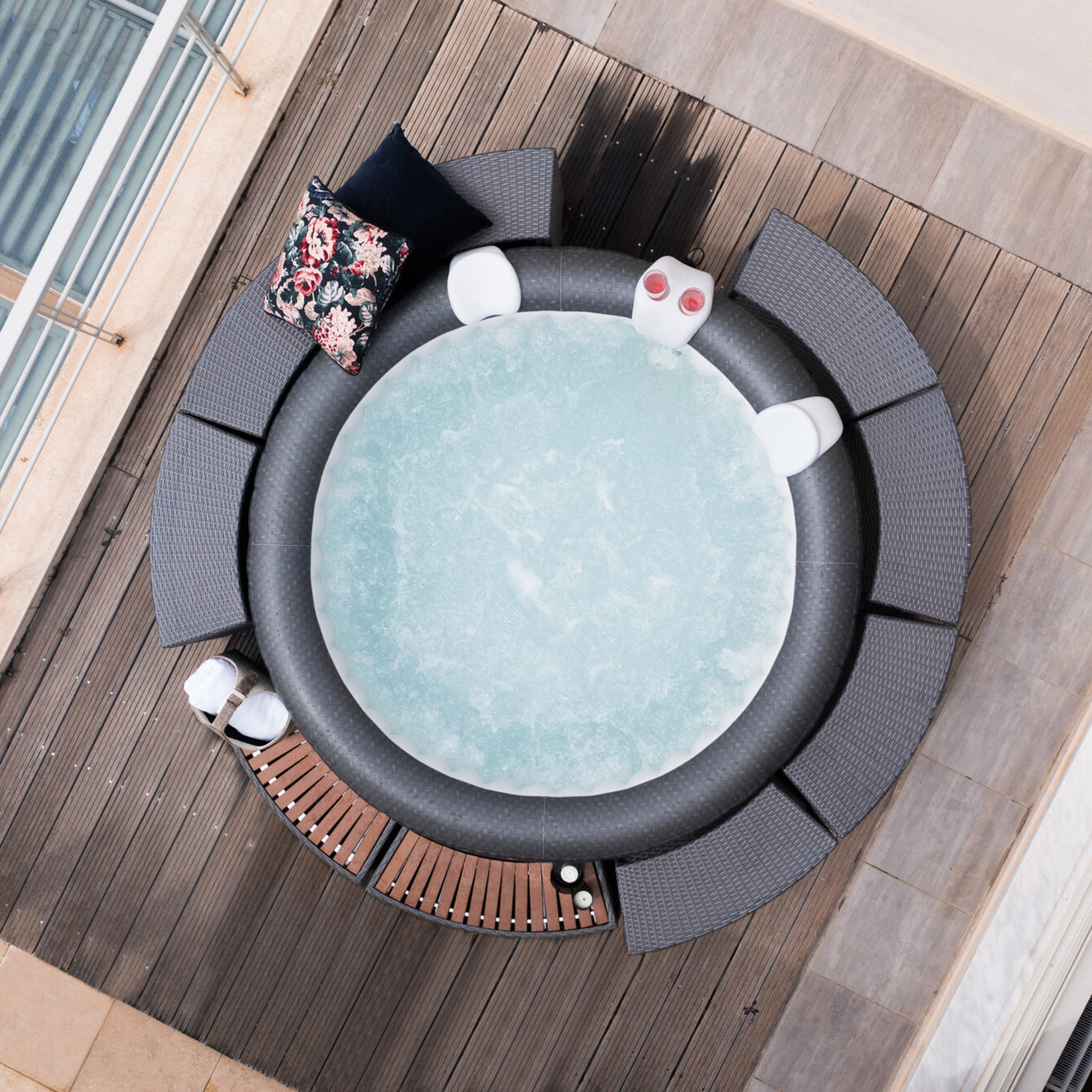 Hot Tub Ottoman 6 Comfort
