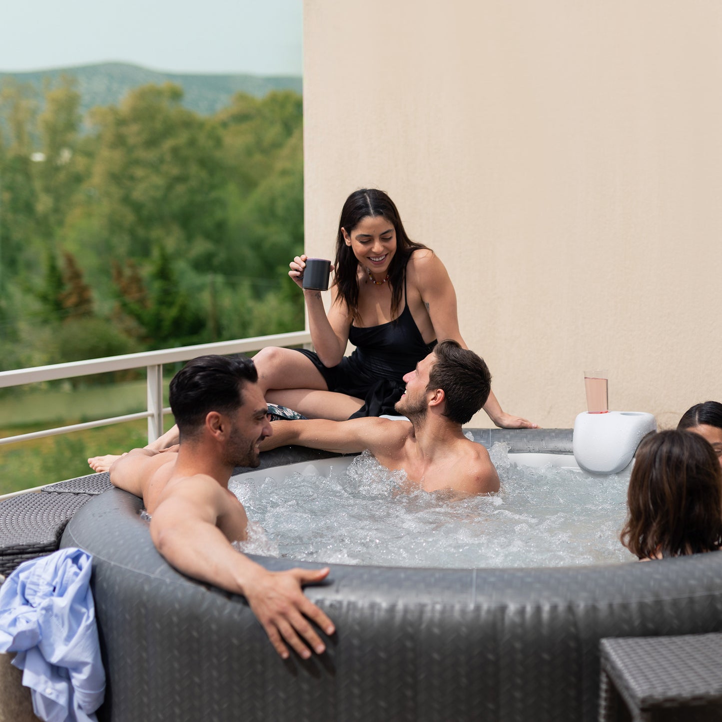 Hot Tub Ottoman 6 Comfort