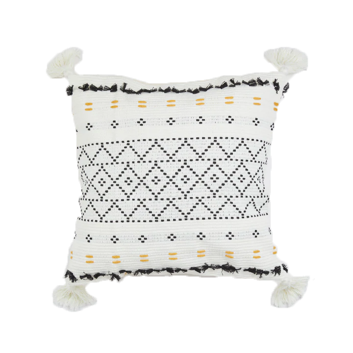 Funda de Cojín Negro 45 x 45