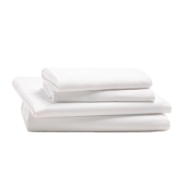 Juego de Sábanas de Bambú King Blanco