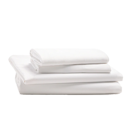 Juego de Sábanas de Bambú King Blanco