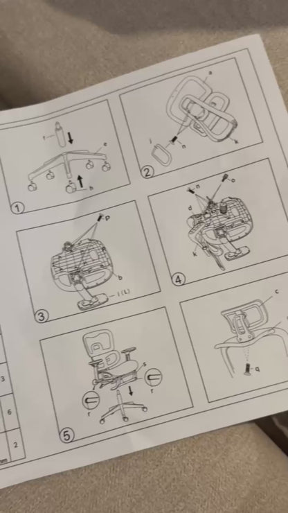 Silla de escritorio con Reposapies Ergonomus ErgoPro