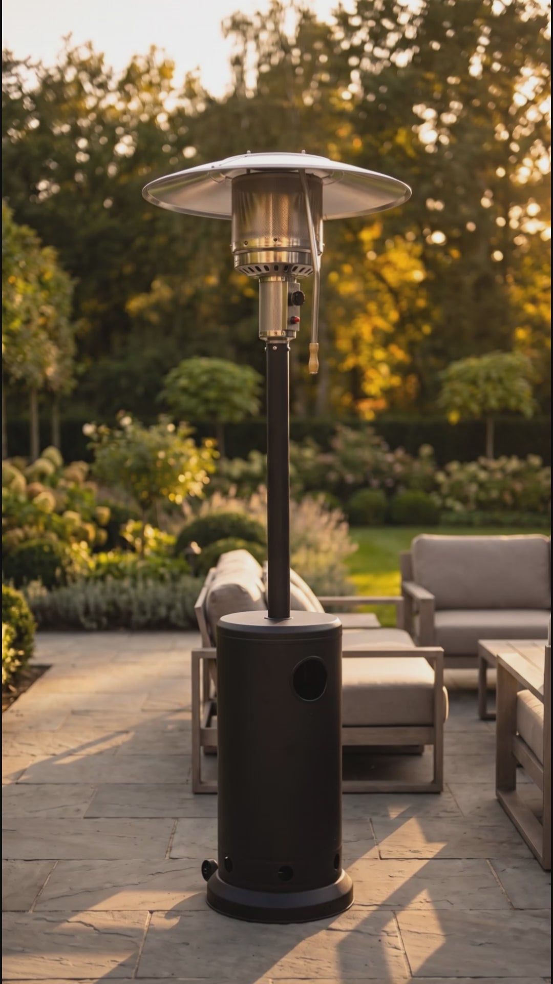 Estufa Calefactor Exterior Silver Flex