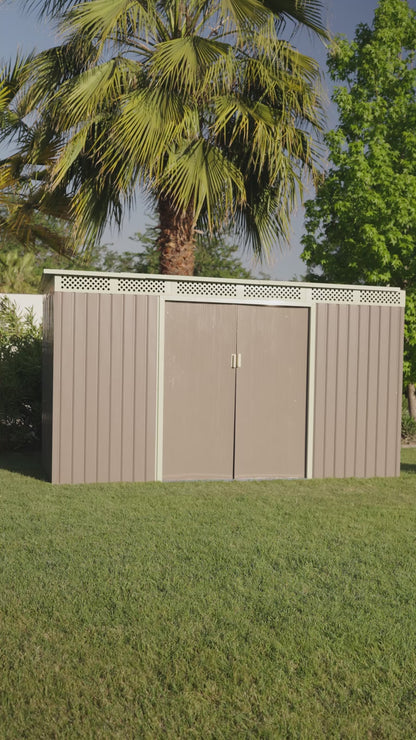 Bodega de Jardín Halten BellaC Acero 3.86mt2 343×142×184cm