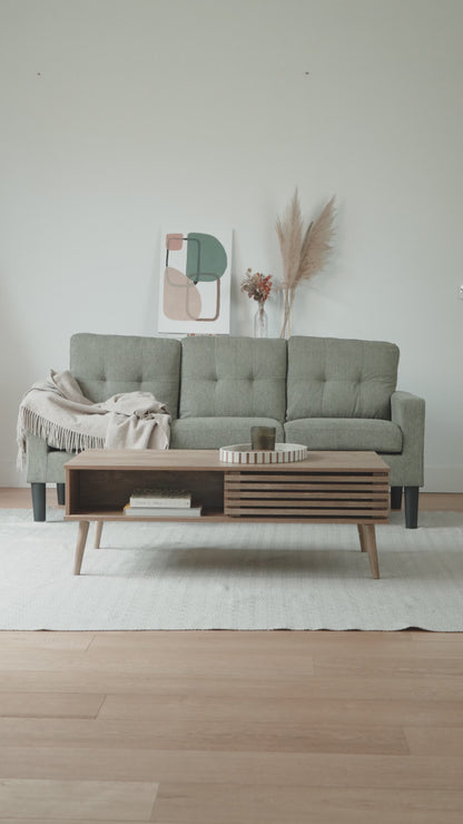 Sofá 3 Cuerpos Sutri Verde