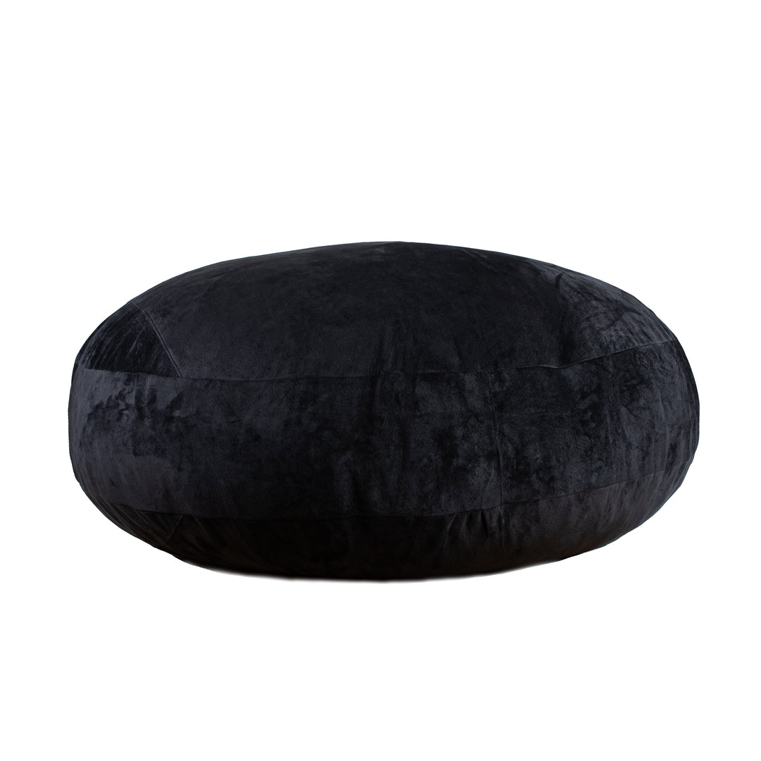 Sillón Pouf / Puff Para Piso Color Negro Relan