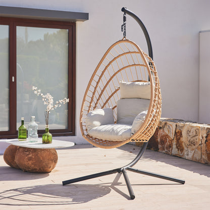 Silla Colgante de Mimbre Tulum