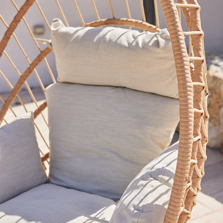 Silla Colgante de Mimbre Tulum