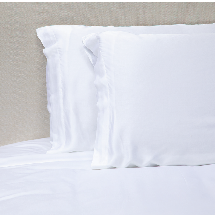 Cubre Plumón de Bambú Queen Blanco