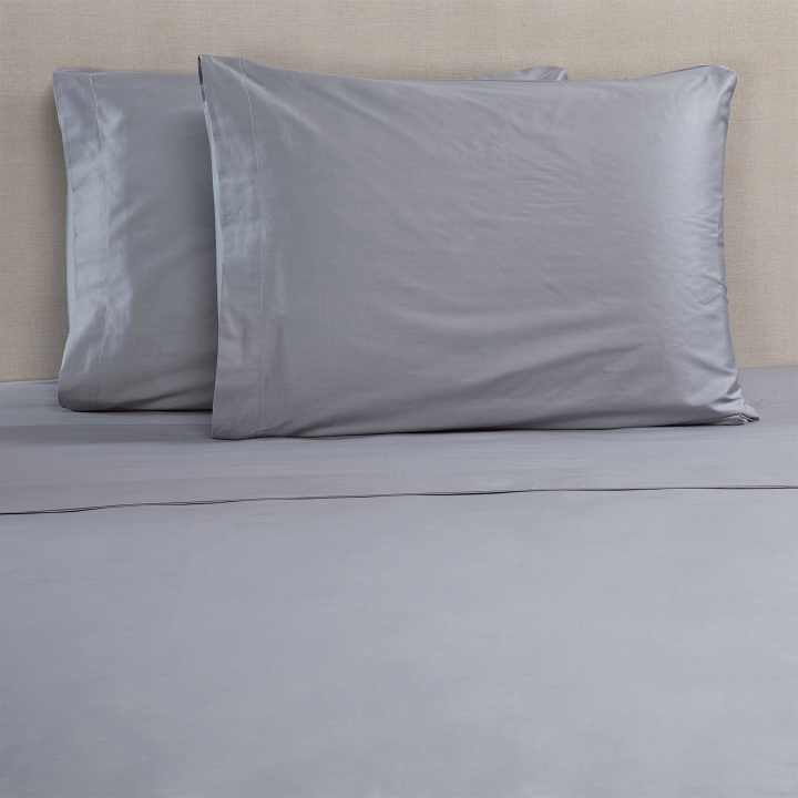 Juego de Sábanas Gris Super King 300 Hilos
