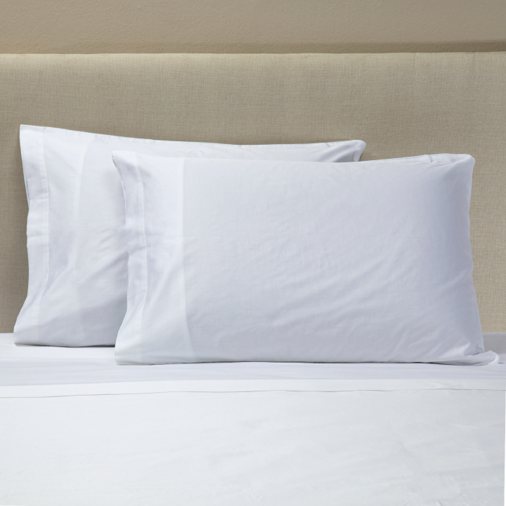 Juego de Sabanas Blancas 1000 Hilos Algodón 1,5 Plazas