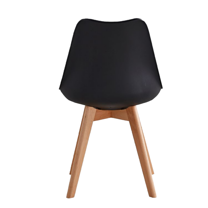 Set de 4 Sillas Eames Tulip Negras