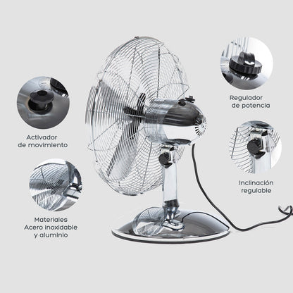 Ventilador de Mesa Silver Breeze 16"