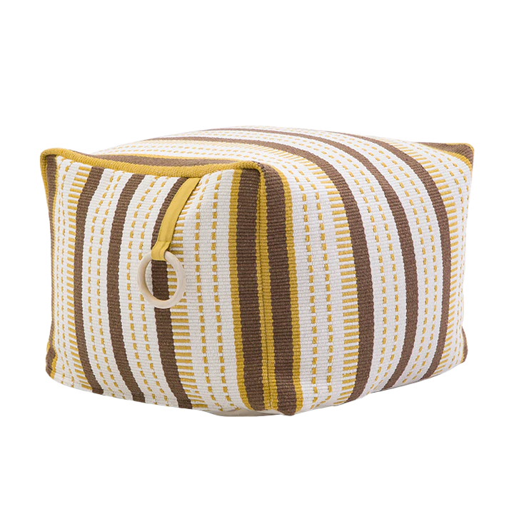 Pouf / Puff Cubo Líneas