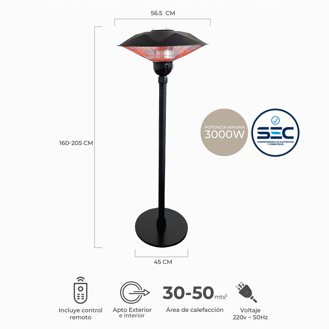 Estufa Eléctrica Extensible Smart