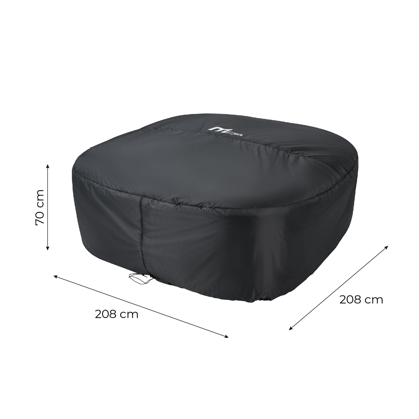Cobertor Térmico para Hot Tubs Cuadrados de 6 Personas