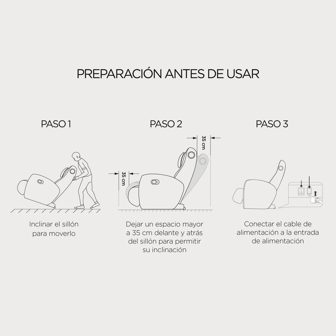 Sillón de Masajes R2000 Reclinable